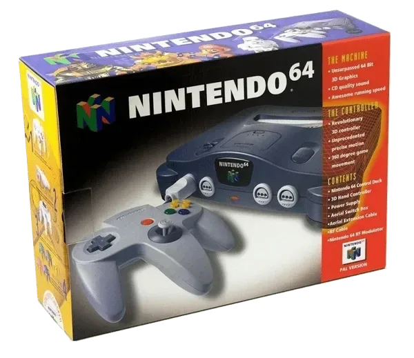 Nintendo 64 (Charcoal Grey) Thumbnail 2